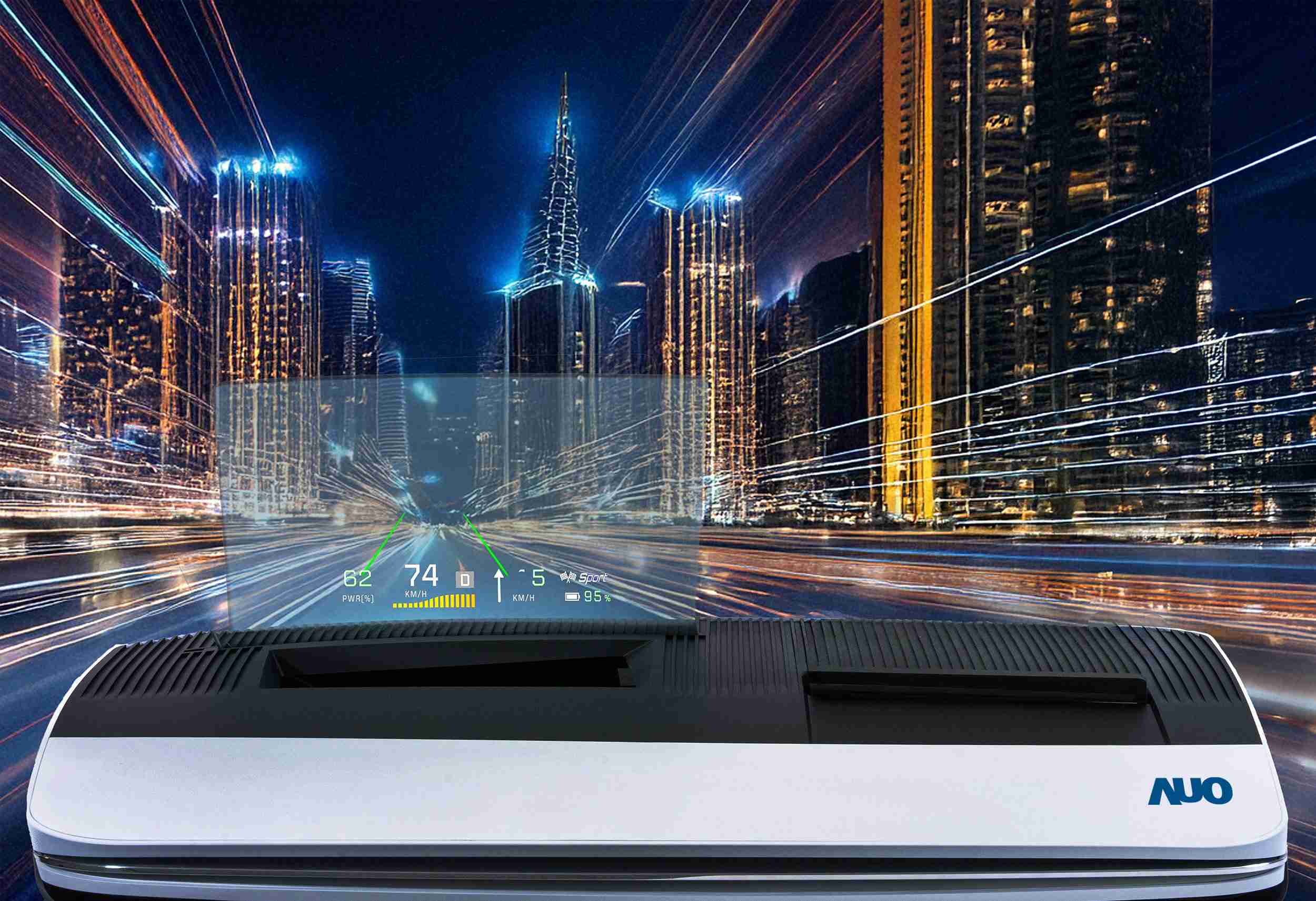 CG电子推出13吋Micro LED抬头显示器，，，提供高入眼亮度、、、、高色彩饱和度的显示质量，，，在阳光下或黑暗中都清晰可见，，，，并利用Micro LED模块体积小的优势，，解决车用空间有限的痛点